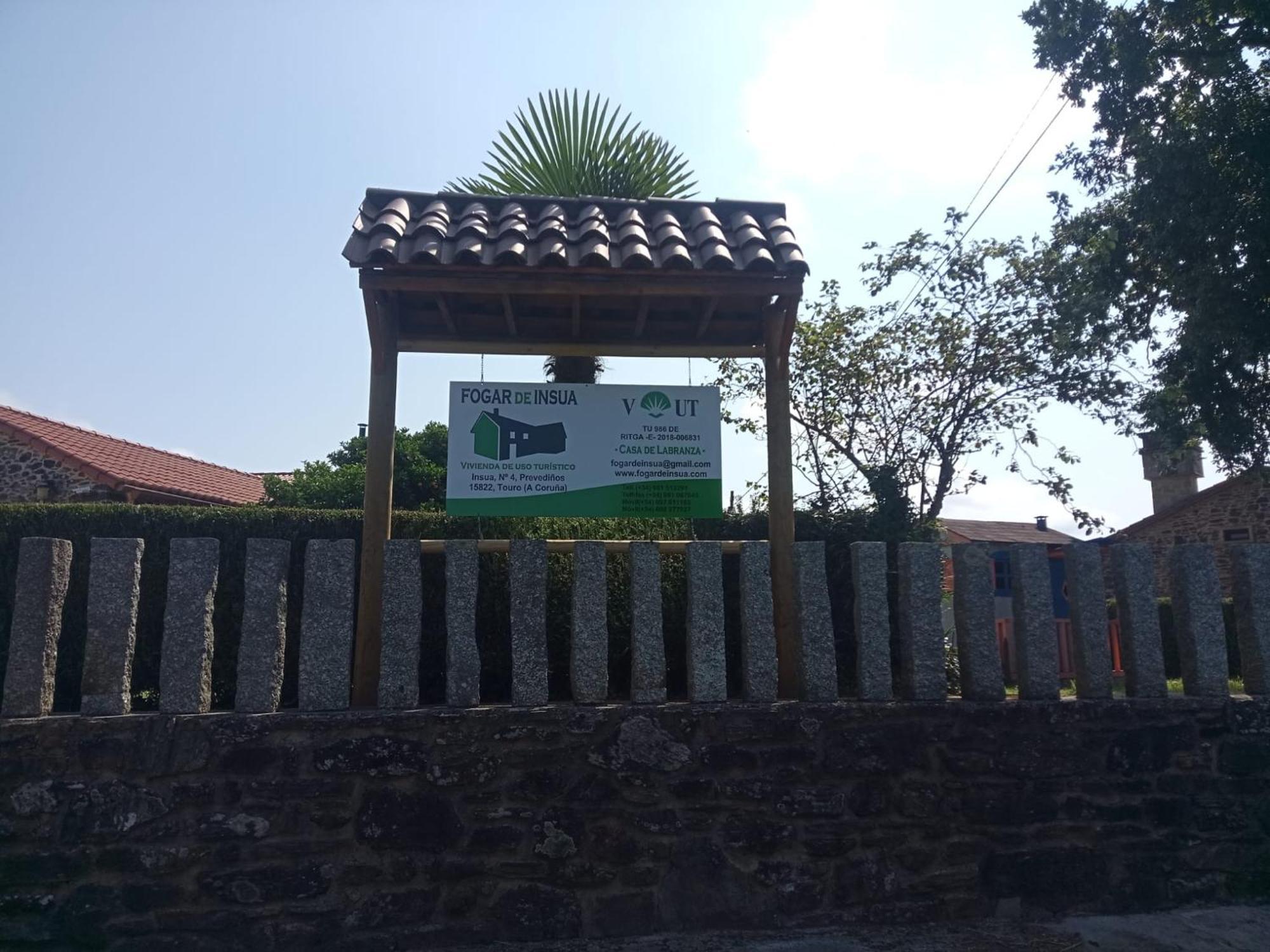 Villa Fogar de Insua Touro Exterior foto